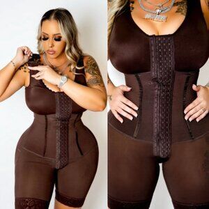 LUXEHEAL Hourglass-High Compression Mid Thigh w/Bra Stage 2/3 FAJA NWT M Post-Op